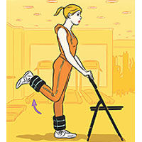 Exerciţii fizice pentru întărirea articulaţiei genunchiului