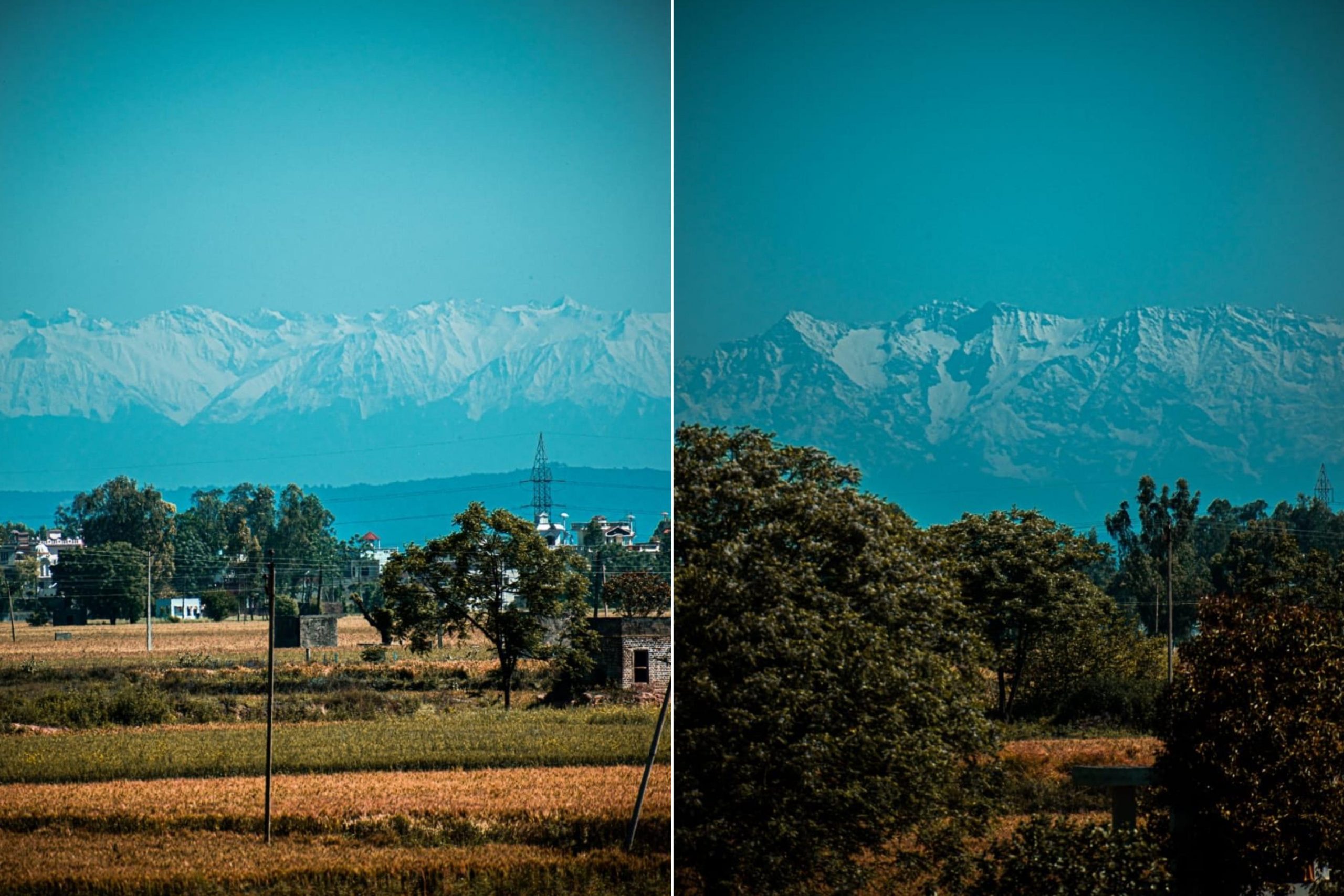 Как далеко можно увидеть. Вид на Гималаи из Индии. Джаландхар Гималаи. Индия воздух вид на Гималаи. Вид на Эверест из Индии.